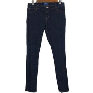 Arizona Skinny Jeans Boys Size 16 1/2 Plus Blue Adjustable Waist Denim